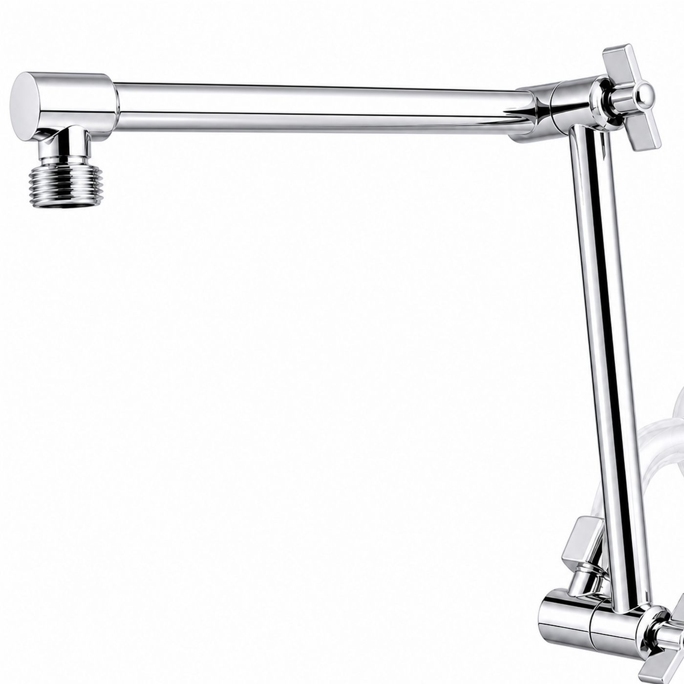 RLKDKJ 16-inch Total Reach Shower Extension Arm
