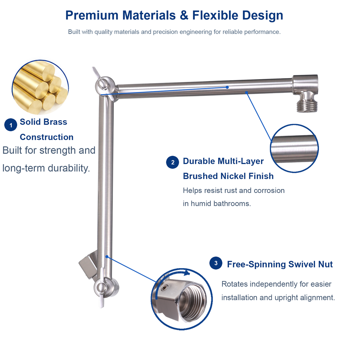 16-inch Brushed Nickel materials
