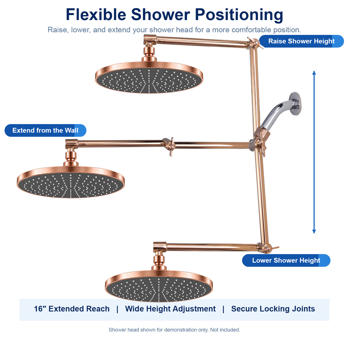 16-inch Rose Gold adjustment